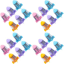 24 taille-crayons portables en forme de fusée, mini taille-crayons manuels