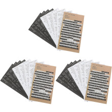 24 Blatt inspirierende Papieraufkleber für Scrapbooking, DIY-Tagebuchaufkleber mit positiven Sprüchen, selbstklebende Papieraufkleber