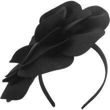 Flower Hat Fascinator Women's Floral Fascinators for Women Tea Party Hats Church Headband Headwear for Festival Black