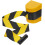 Wall Mount Retractable Belt Barrier for Crowd Control Extensible Rope Black and Yellow Warning Stripe 1