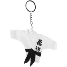 Weißer Judo-Gi-Schlüsselanhänger, Kampfsport-Anhänger für Karate-Fans, Geburtstags- oder Abschlussgeschenk für Frauen und Männer