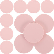 24 Stück DIY-Gummischnitzblöcke, runde, flexible Gummistempel