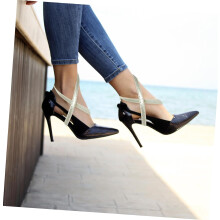 Abnehmbare Knöchelriemen für Damen-High Heels, gekreuzte Schnürsenkel, Riemen mit Absatz