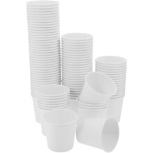 100 Stück wiederverwendbare Papierbecher für Ketchup und Dips, ideal für Zuhause und Veranstaltungen