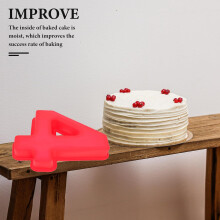 Moule en silicone chiffres de 25 cm (10 pouces) pour gâteaux, grand format, design 3D créatif.