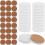 24 Pcs Ceramic Car Coasters Round Sublimation Blanks with Non-Fade Surface 1