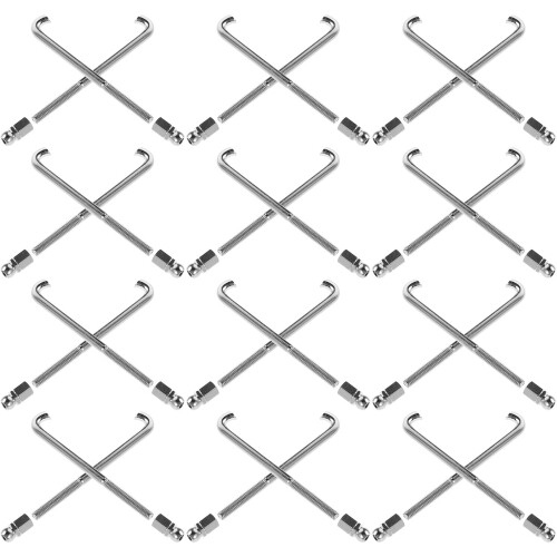 48pcs Banjo Repair Tool Kit Banjo Bracket Hooks Metal Precision Design Versatile Application