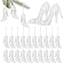 24 Stück High Heels Anhänger Party Hängende Dekoration Weihnachtsbaum Anhänger Schaumstoff Zuverlässig