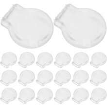 50pcs Flexible Earring Cushion Pads for Clip-on and Earrings Soft Ear Pads