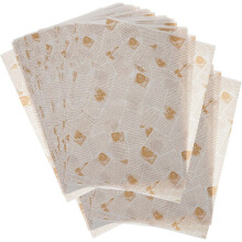 Papier d'emballage alimentaire 100 feuilles pour tapis de collation, 30,5 x 25,4 cm, résistant aux graisses, pour cafés et pique-niques