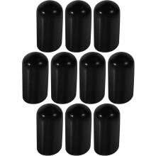 100 Stück Ölausgießerkappen, Spirituosen-Ausgießerkappen, tragbare staubdichte Dichtungen, schwarze PVC-Kappen