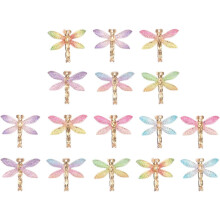 24 naturgetreue Libellen-Anhänger für DIY-Schmuck, Ohrringe, Haarspangen und Bastelarbeiten