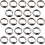 Kayak Side Mount Handle and Buckle Kit, 21pcs Nylon Strap Canoe Handle Set 1