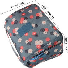 2 stuks reis toilettasjes met hanger, make-up organizer, opvouwbare cosmetische tas