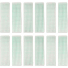 50 Stück Washi-Tape-Musterplatten, verdickt, abgerundet, mit Gittermuster, mattiert