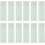 50Pcs Washi Tape Sample Boards Thickened Rounded Grid Frosted Plates 1