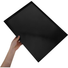 Enamelware Rectangular Serving Tray Cookie Sheets Black Nonstick Surface Flat Baking Trays