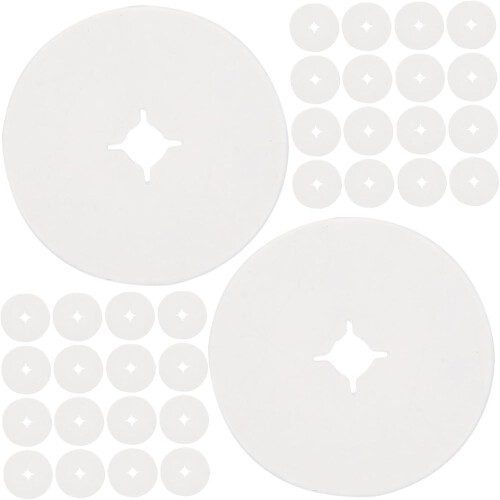 100pcs Multi-use Peg Hook Stopper Lock Discs for Pegboard Hooks Assorted Color Pe Material