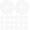 100pcs Pegboard Hooks Locks Inventory Control Clips Round Plastic Sleek Modern Design Easy Installation White 1