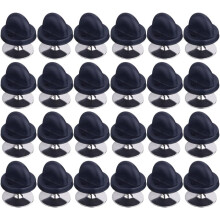 100 Sets Gummi-Broschenverschlüsse, flache runde Anstecknadelhalter mit PVC-Aufbewahrungsbox