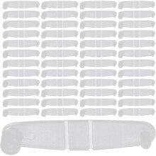 Clips de chaveiro de plástico dobráveis 100Pcs Mini para conectar aneis de chaves e cartões de acesso ao escritório Uso diário