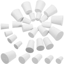 Bouchons en caoutchouc étanches pour laboratoire, lot de 50, tailles assorties
