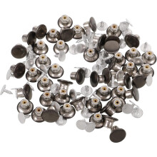 Kit de remplacement de 50 boutons métalliques de 12 mm pour jeans, avec fermetures à pression.