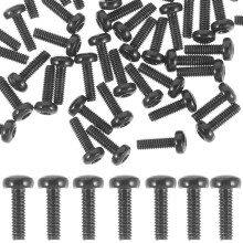 100 Stück Edelstahl-Torx-Schrauben als Ersatzschrauben für Ring-Türklingeln, schwarzes Material für die sichere Montage