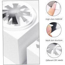 2pcs francês moldes de arte das unhas moldes de manicure para o design das unhas criar o uso de stencils