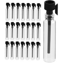 Glassduftprøveflasker og reiselotionbeholdere 50 stk. 2 ml mini-kosmetikkkrukker i glass