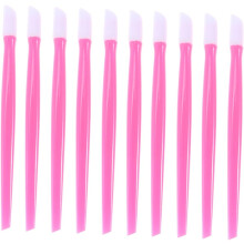 100 bâtonnets de nettoyage d'ongles, repousse-cuticules, déshydrateurs et grattoirs à cuticules biseautés, outils de manucure professionnels.