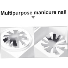 2 Stück French Nail Art Schablonen Maniküreformen für Nageldesigns Kreieren Verwenden Sie Schablonen