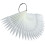50pcs Fan Shaped Nail Palette False Nail Display Cards Practice Sticks 1
