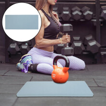 Balansmatta Yogamatta Tjock Mjuk Fitness Stödjande Träningsmatta för Hemmagymträning 45x20x2cm Blå
