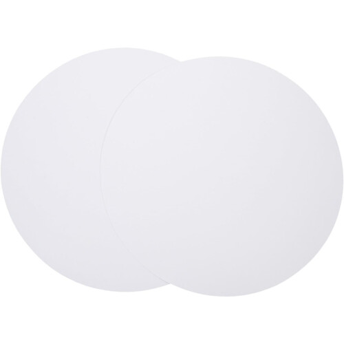 50 Stück runde weiße Kartonpapiere 36 cm DIY-Malkarton