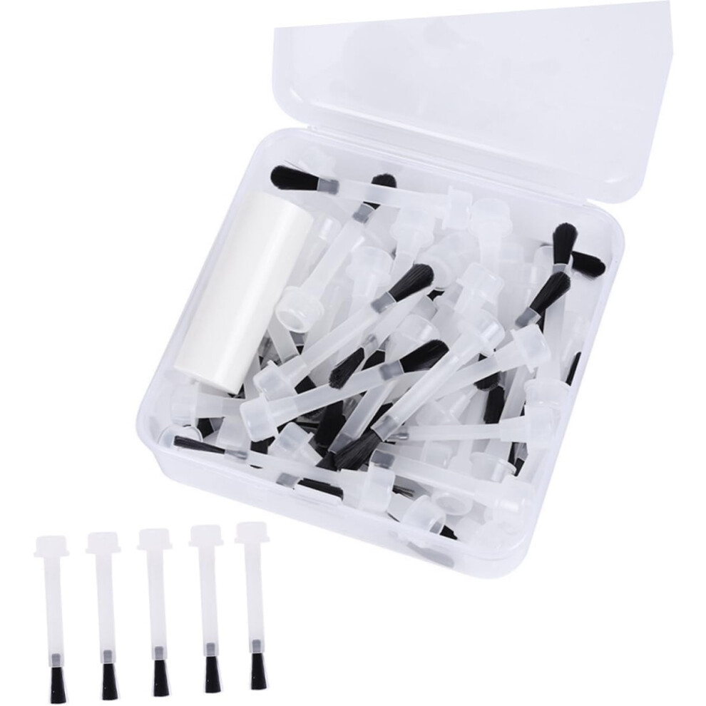 Hkhbjs 50Pcs Nail Polish Applicator Brushes With Ergonomic Handle And Comfortable Grip Pe And Pbt Material