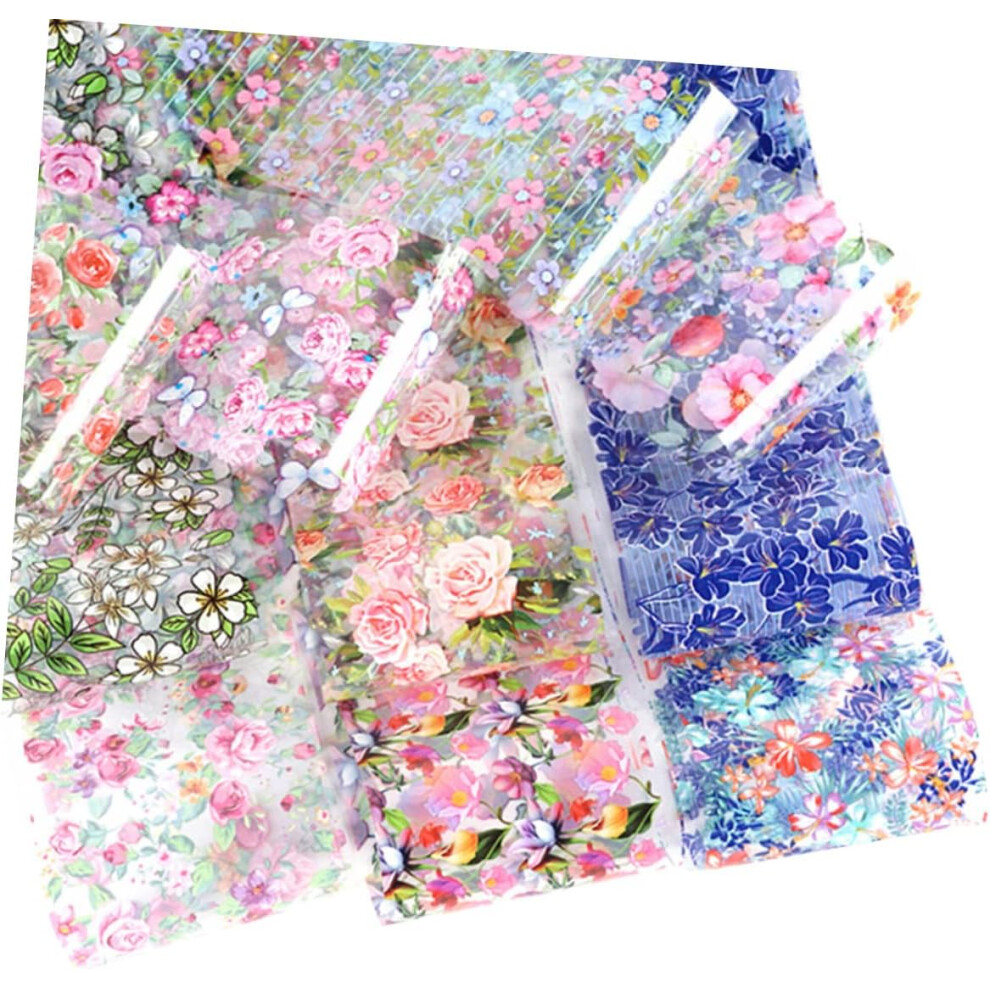 Hkhbjs Nail Art Stickers 40Pcs 20X4cm Waterproof Vintage Nail Decals For Diy Manicure Decor