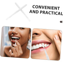 12pcs Soft Bristled Interdental Brushes Teeth Cleaning Tools for Braces and Gum Health Oral Care White
