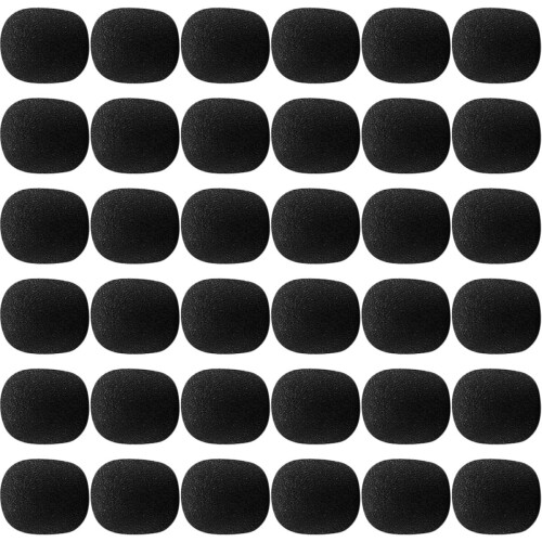 Capas de substituição do pára-brisa de espuma do microfone 50Pcs Lapel Headset