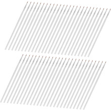 Set di 100 pennelli in nylon per dettagli, ideali per pittura acrilica, ad olio, ad acquerello, nail art e lavori di artigianato di precisione.
