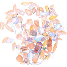 100pcs Nail Art Jewelry Flat Shaped Patches for Manicure Decor Shape for DIY Nails