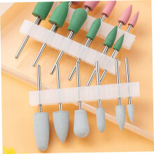 18 cabezales de silicona para limar uñas, brocas para manicura, limpiador de cutículas y cuidado profesional de las uñas.
