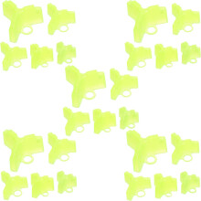 100pcs Yellow Fishing Hook Covers Treble Hook Caps Anti Scratch Guard Made of Thickened Polypropylene
