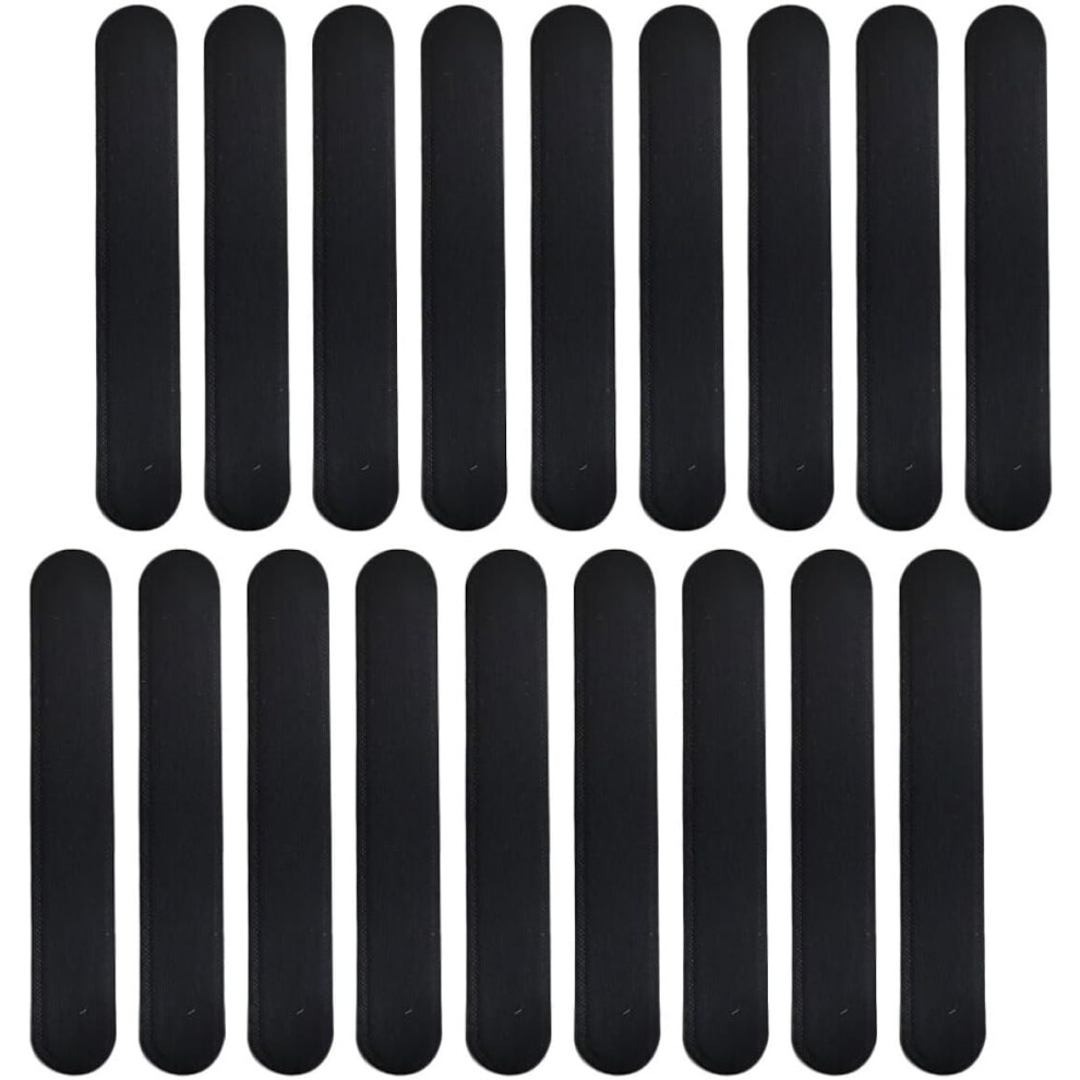 40Pcs Black Hat Sweat Pads Collar Absorbing Sheets Invisible And Easy To Stick 5455468300196