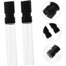 12pcs Mini Glass Perfume Spray Bottles Refillable Travel Cologne Atomizer Sample Bottle