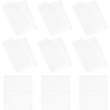 50 stuks matte PE-opbergzakken met ritssluiting, 25x30 cm, verdikte kledingzakken met ritssluiting voor het verpakken van kleding.