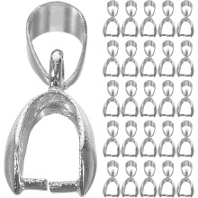 50 pezzi di chiusure a pressione bianche K 8x19 mm per ciondoli, fermagli e connettori per gioielli.