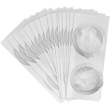 50 Stück Kaffeekapsel-Verschlussdeckel, selbstklebende Kaffeefolie, Mehrzweck-Aluminiumfolie, Material: Silber