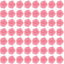 100 pezzi di rose ricamate su nastro da 2 cm, applicazioni fai da te per abbigliamento, accessori decorativi floreali