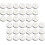 100pcs White Foam Earring Pads Support Backs Stabilize Earrings Cushion Protection 1